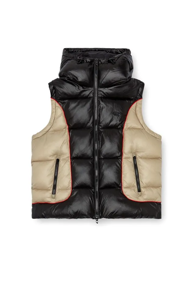 Men Diesel Jackets WOSTENDSL Blackbeige