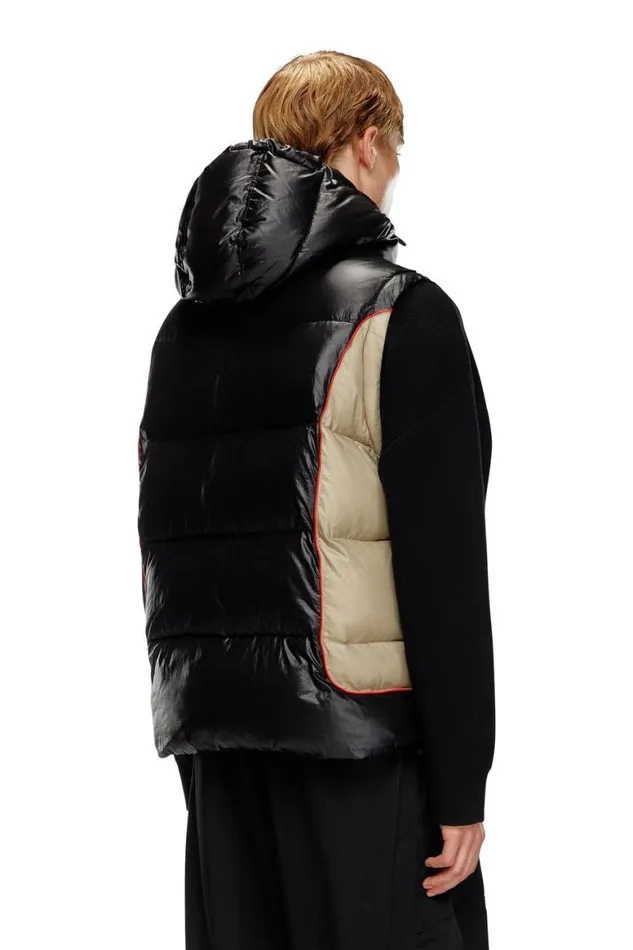 Men Diesel Jackets WOSTENDSL Blackbeige