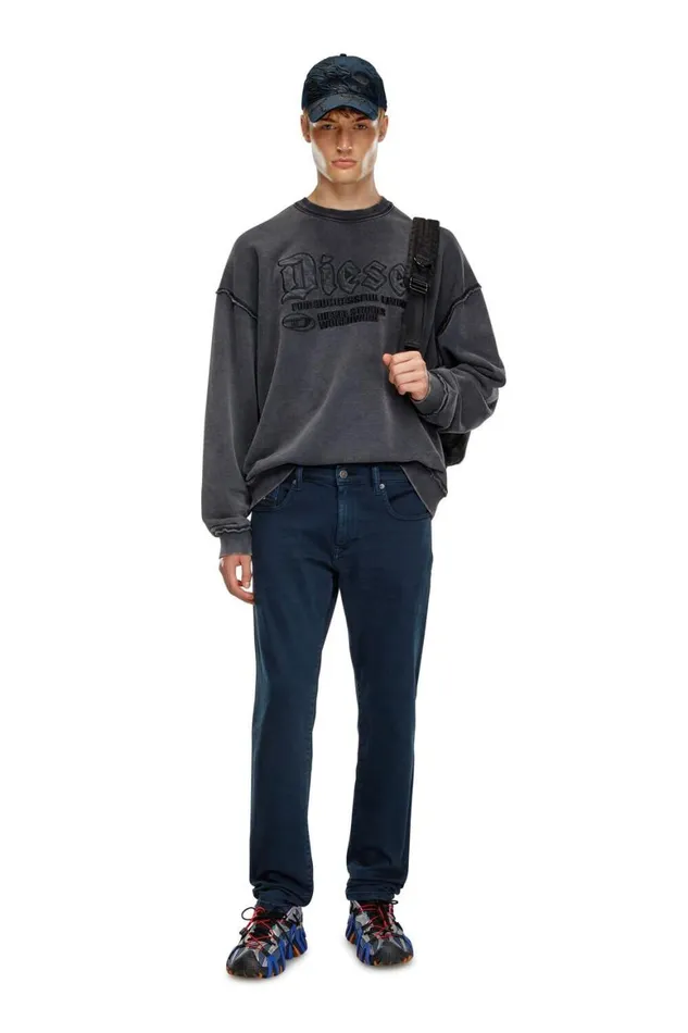 Men Diesel Jeans Slim Jeans 2019 DStrukt 0QWTY Medium Blue