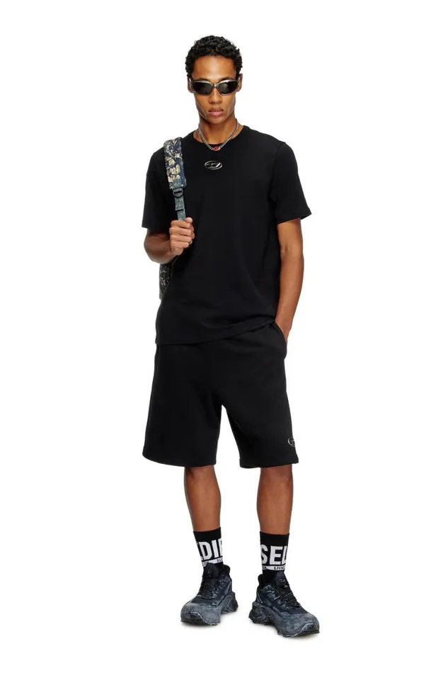 Men Diesel Pants and Shorts PMARSHYOD Black