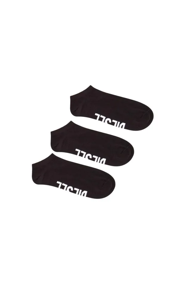 Men Diesel Socks SKMGOSTTHREEPACK Black