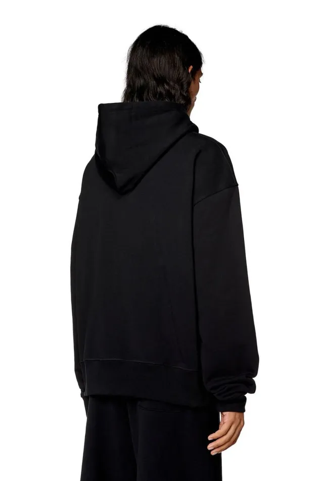 Men Diesel Sweatshirts and Hoodies SMACSHOODOD Black