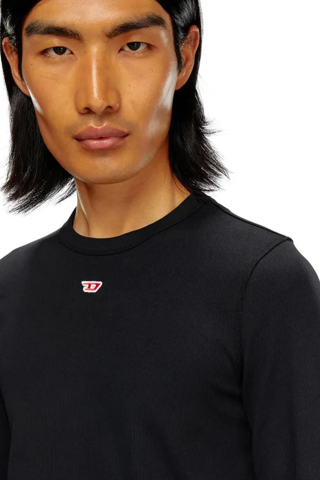 Men Diesel TShirts and Polos DRIBBERLSN Black Men Diesel TShirts and Polos DRIBBERLSN Black