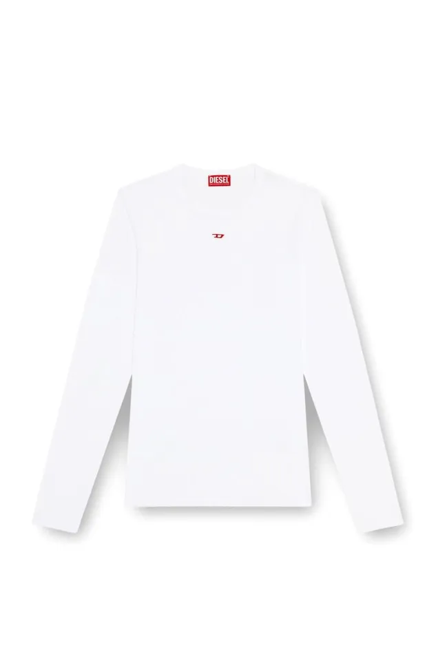 Men Diesel TShirts and Polos DRIBBERLSN White Men Diesel TShirts and Polos DRIBBERLSN White