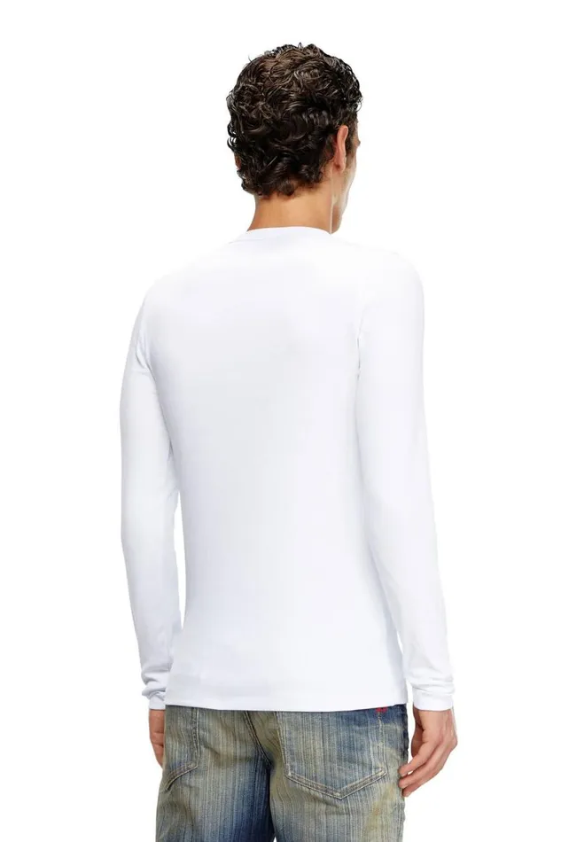 Men Diesel TShirts and Polos DRIBBERLSN White Men Diesel TShirts and Polos DRIBBERLSN White