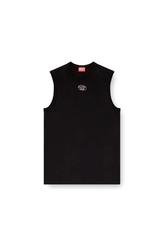 Men Diesel TShirts and Polos TBISCOOD Black