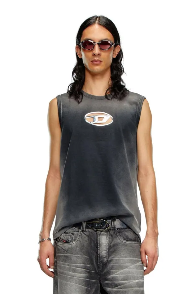 Men Diesel TShirts and Polos TBRICO Black Men Diesel TShirts and Polos TBRICO Black