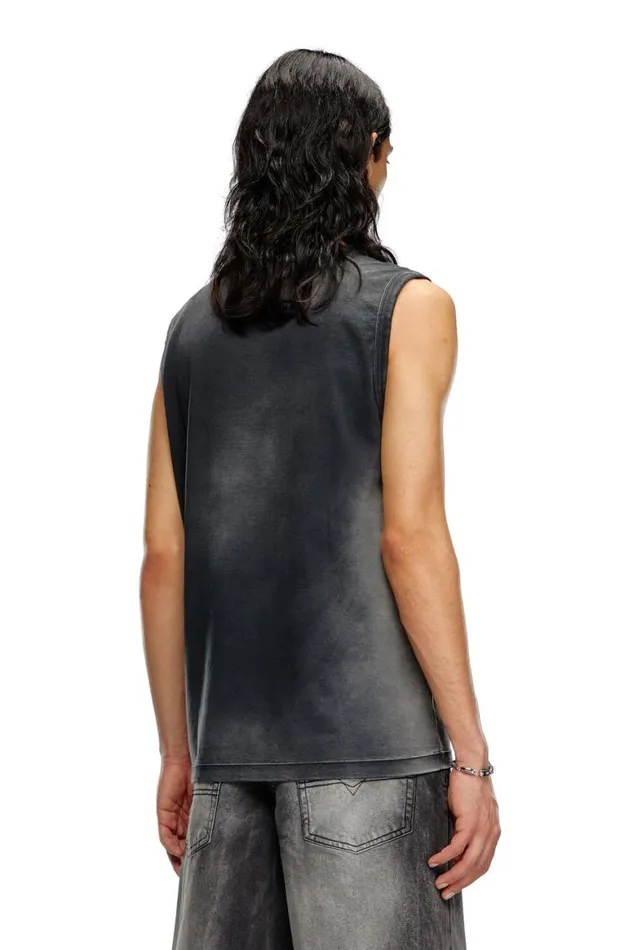 Men Diesel TShirts and Polos TBRICO Black Men Diesel TShirts and Polos TBRICO Black