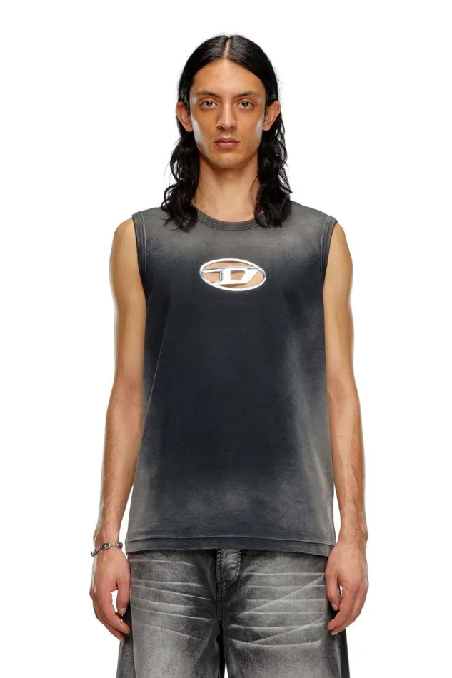 Men Diesel TShirts and Polos TBRICO Black Men Diesel TShirts and Polos TBRICO Black
