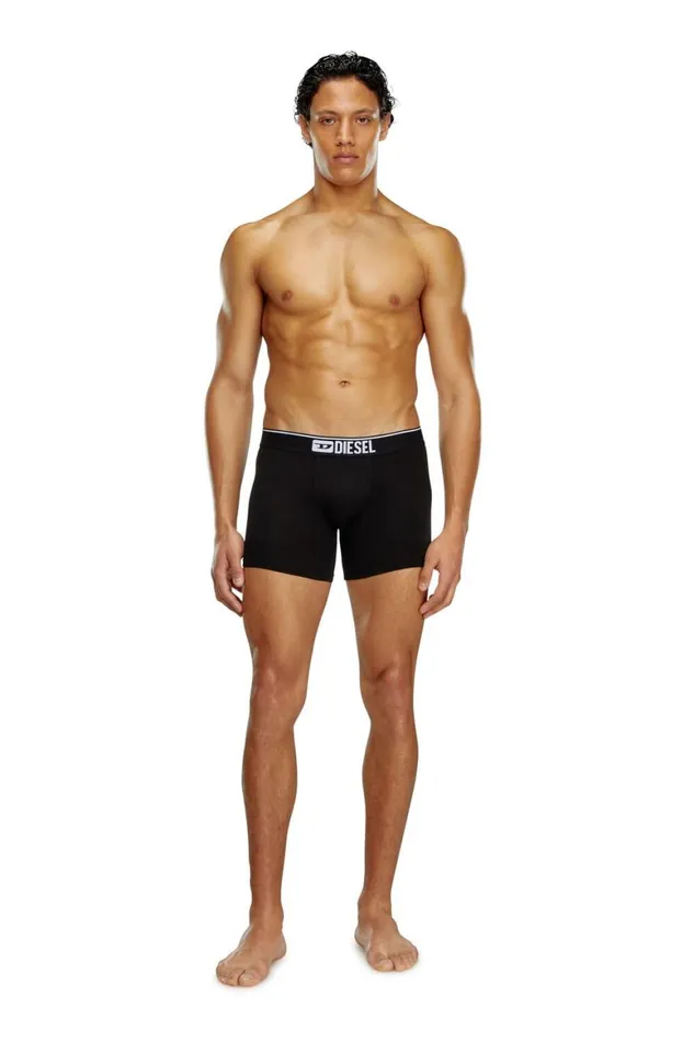 Men Diesel Underwear UMBXSEBASTIANTHREEPAC Blackgrey