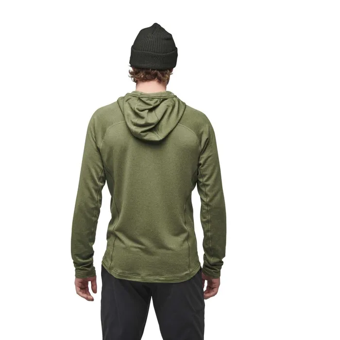 Men Fleece Black Diamond Coefficient LT Hybrid Hoody