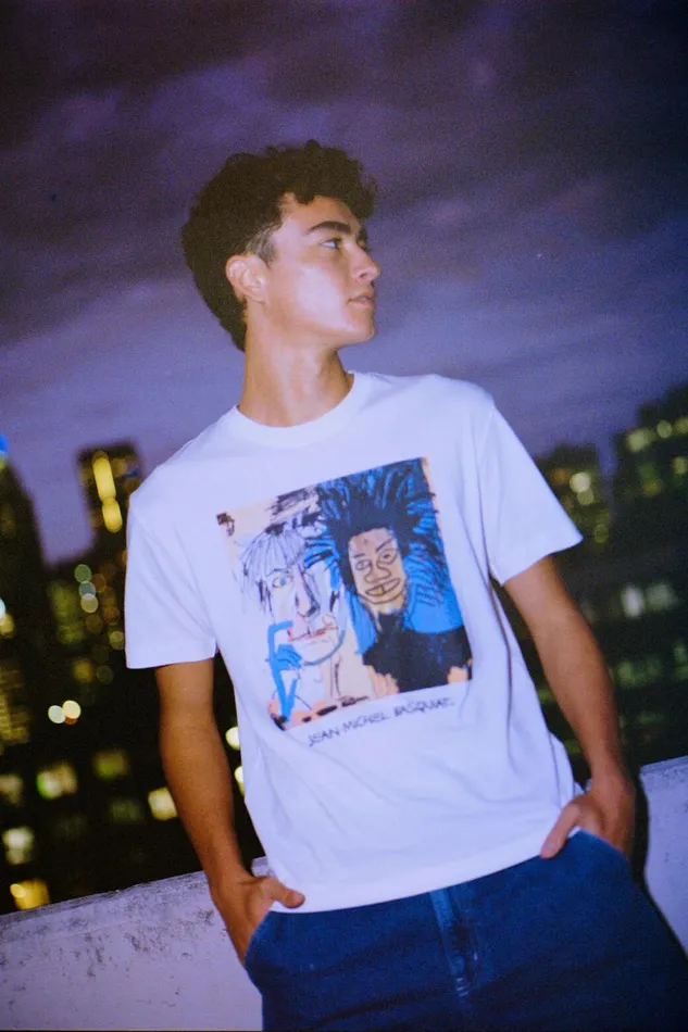 Men Graphic TShirts Cotton On Basquiat Loose Fit TShirt Lcn Bsq Vintage Whitedos Cabezas Men Graphic TShirts Cotton On Basquiat Loose Fit TShirt Lcn Bsq Vintage Whitedos Cabezas