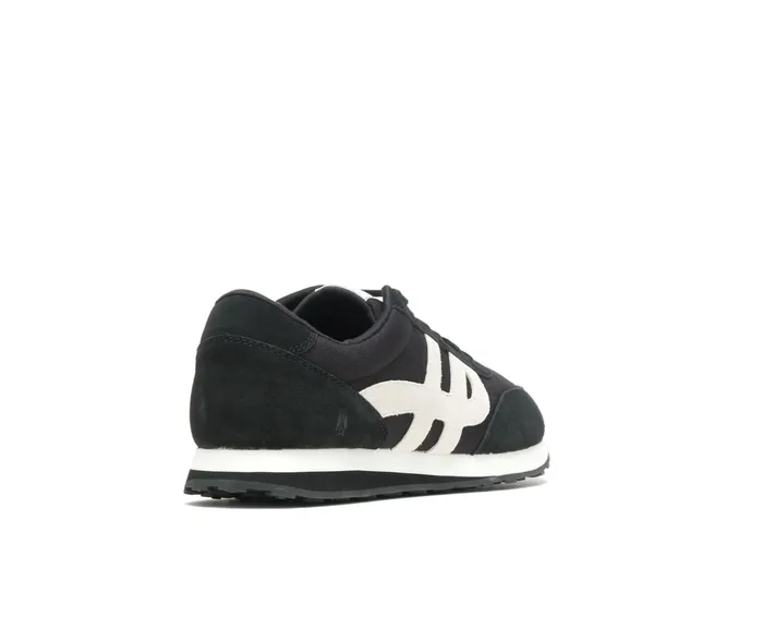 Men Hush Puppies Seventy8 Black Suede Sneakers