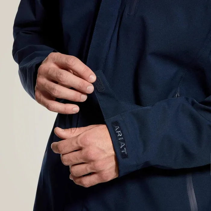 Men Jackets and Vests Ariat Coastal Waterproof Jacket Navy Men Jackets and Vests Ariat Coastal Waterproof Jacket Navy