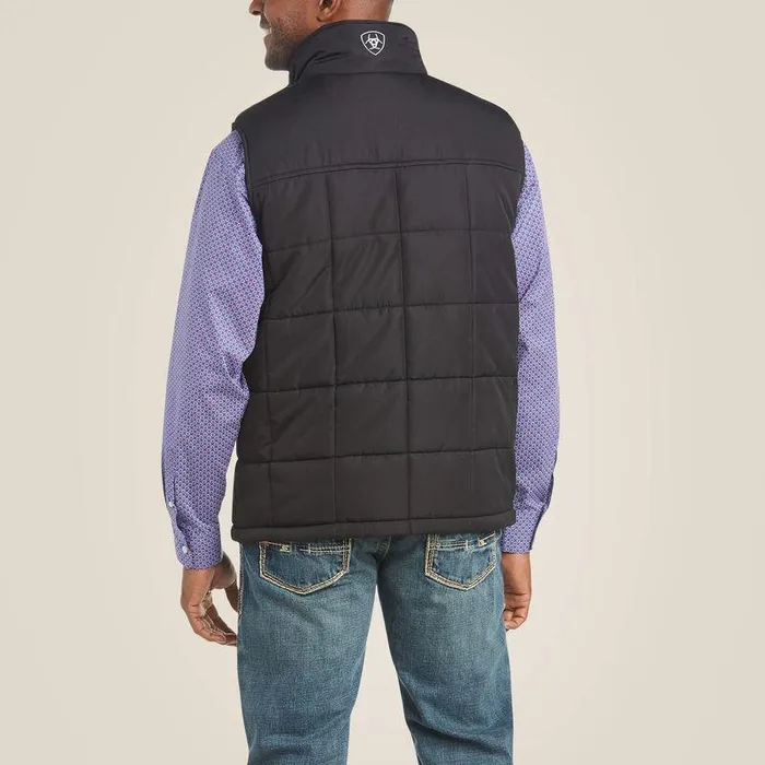 Men Jackets and Vests Ariat Crius Insulated Vest Black Men Jackets and Vests Ariat Crius Insulated Vest Black