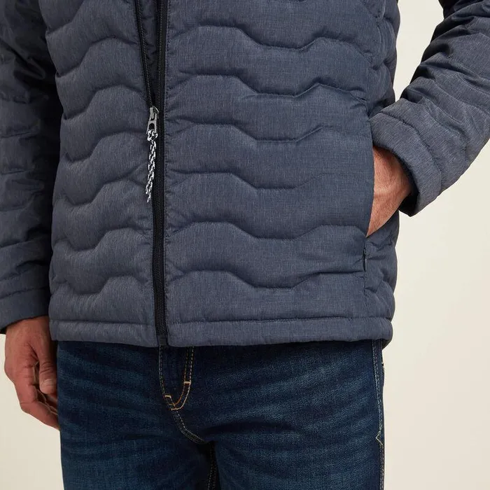 Men Jackets and Vests Ariat Ideal Down Jacket Charcoal Heather