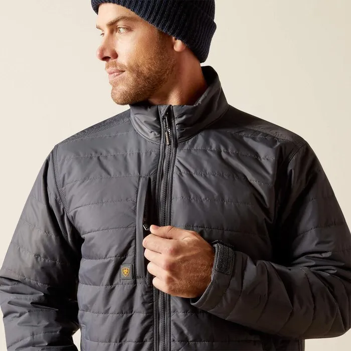 Men Jackets and Vests Ariat Rebar Cordura Ripstop Lightweight Insulated Jacket Rebar Grey Men Jackets and Vests Ariat Rebar Cordura Ripstop Lightweight Insulated Jacket Rebar Grey