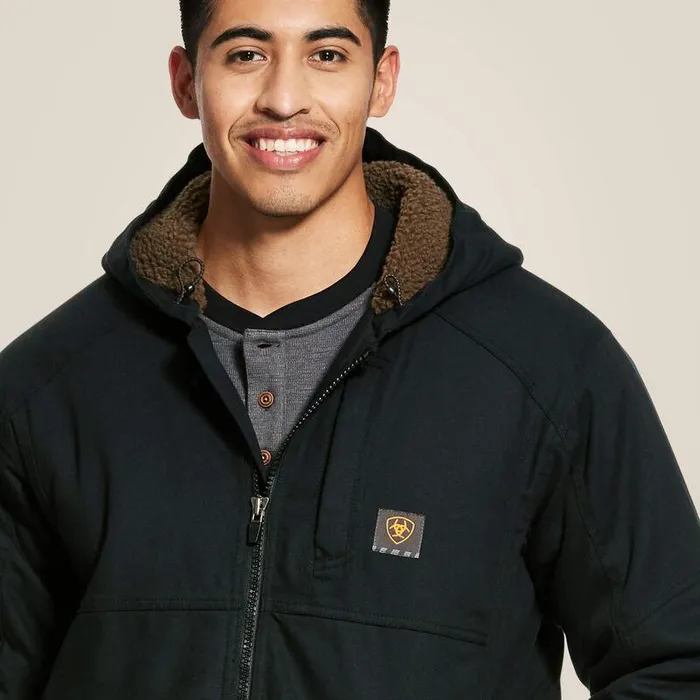 Men Jackets and Vests Ariat Rebar DuraCanvas Jacket Black Men Jackets and Vests Ariat Rebar DuraCanvas Jacket Black
