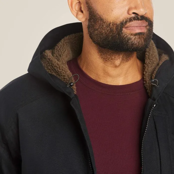 Men Jackets and Vests Ariat Rebar DuraCanvas Jacket Black Men Jackets and Vests Ariat Rebar DuraCanvas Jacket Black