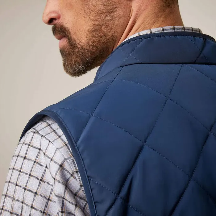 Men Jackets and Vests Ariat Woodside Vest Navy