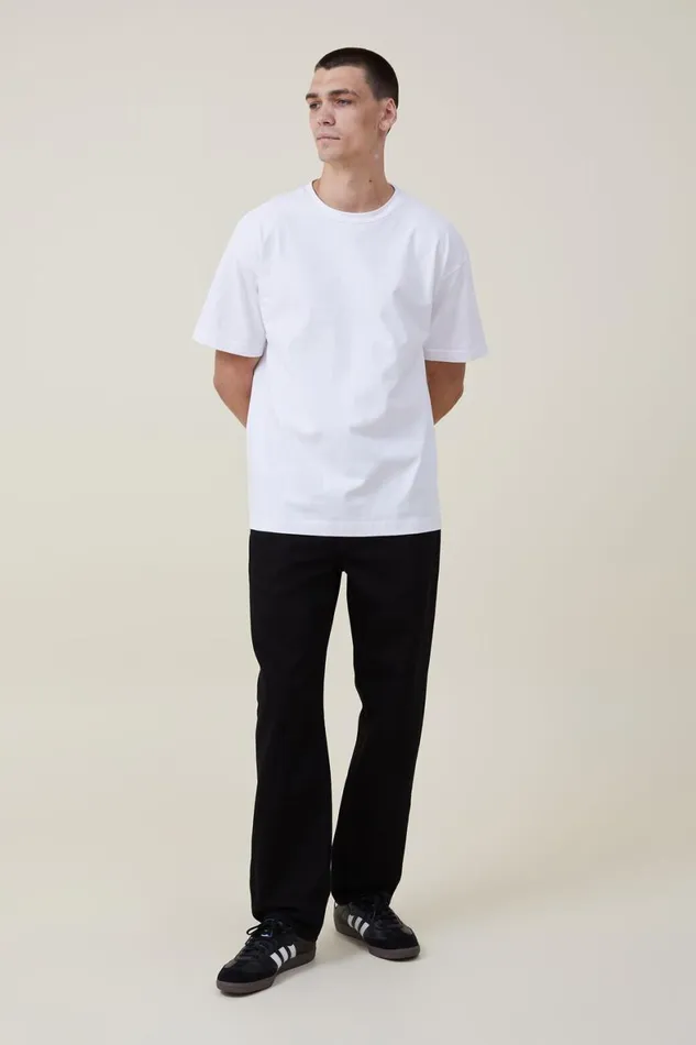Men Jeans Cotton On Baggy Jean True Black