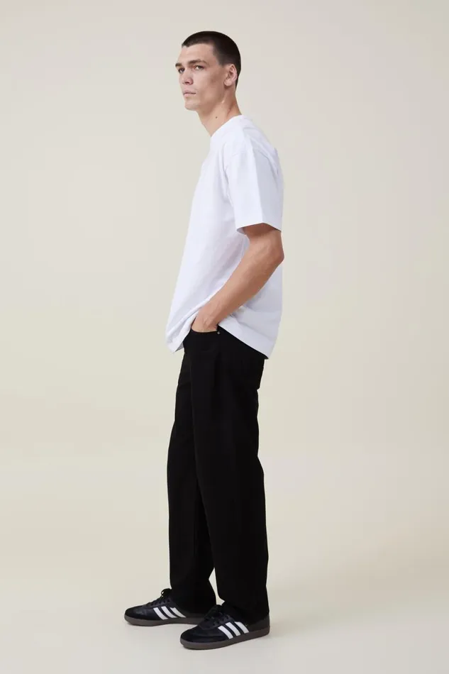 Men Jeans Cotton On Baggy Jean True Black