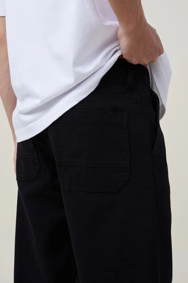 Men Jeans Cotton On Loose Fit Pant True Black
