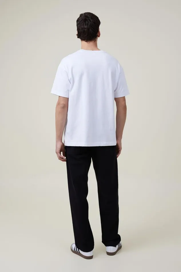 Men Jeans Cotton On Loose Fit Pant True Black