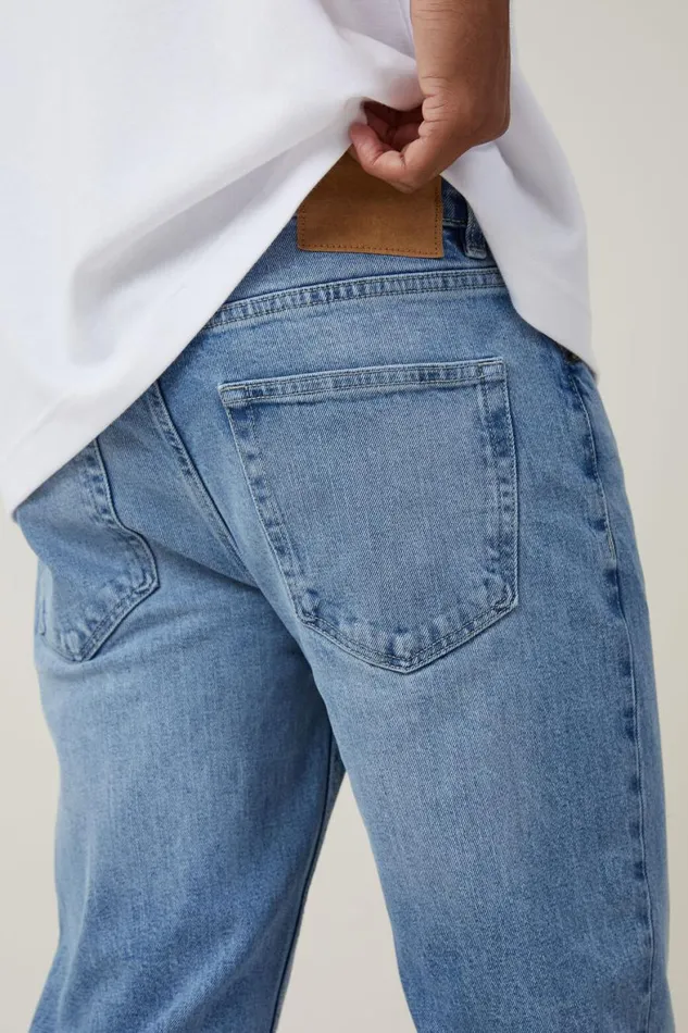 Men Jeans Cotton On Regular Straight Jean Arcade Blue