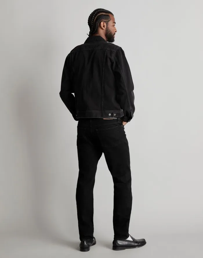 Men Jeans Madewell Athletic Slim Jeans COOLMAX Denim Edition Bainhart Wash