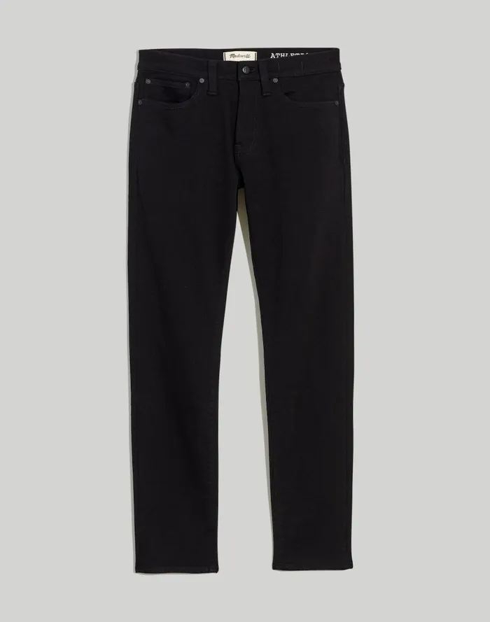 Men Jeans Madewell Athletic Slim Jeans COOLMAX Denim Edition Bainhart Wash