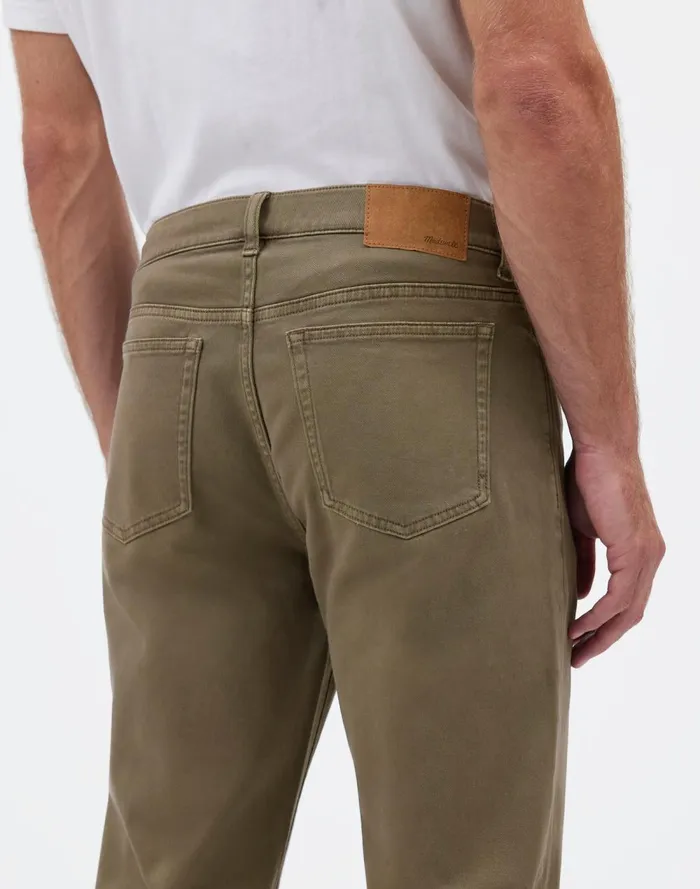 Men Jeans Madewell The Allday 1991 StraightLeg Pant Driftwood Brown