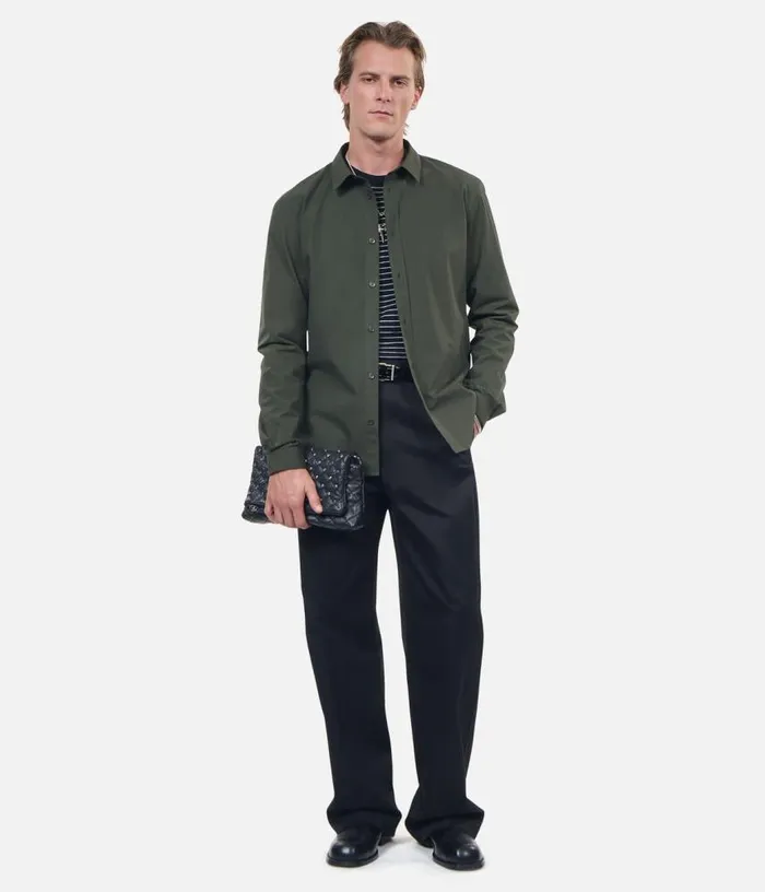 Men Khaki Poplin Shirt THE KOOPLES Shirts