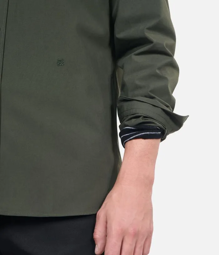 Men Khaki Poplin Shirt THE KOOPLES Shirts