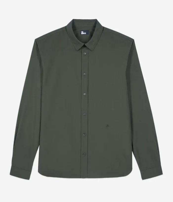 Men Khaki Poplin Shirt THE KOOPLES Shirts