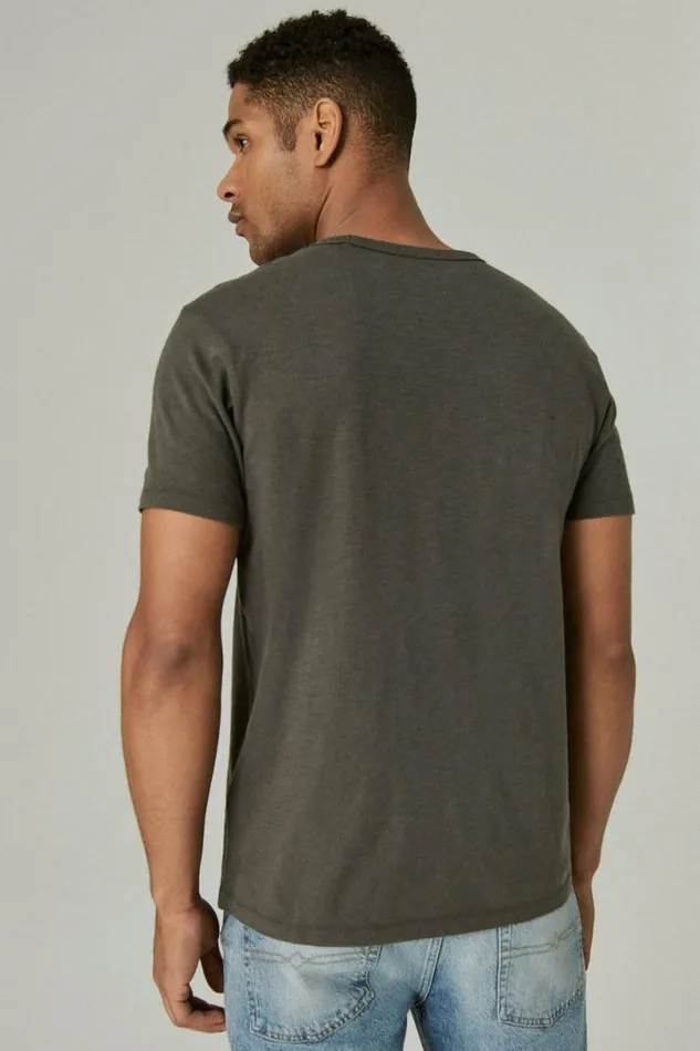 Men Lucky Brand Graphic Tees King Of Diamonds Tee Black Mountain