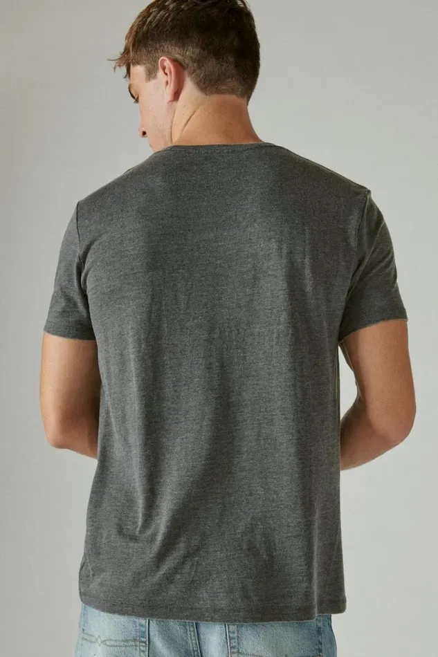 Men Lucky Brand Graphic Tees Poker Cards Tee Jet Black Men Lucky Brand Graphic Tees Poker Cards Tee Jet Black