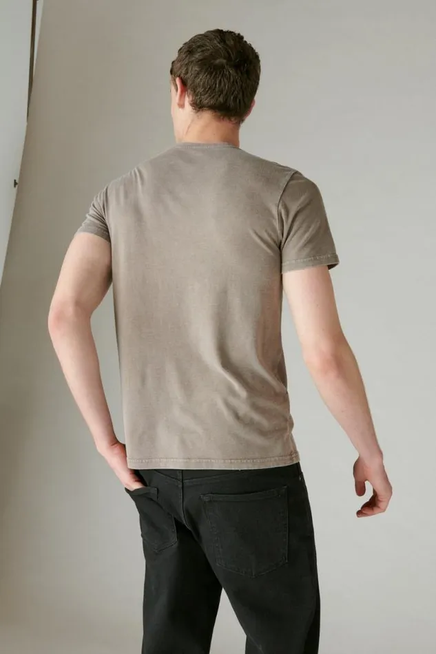 Men Lucky Brand Graphic Tees Skull Club Tee Falcon