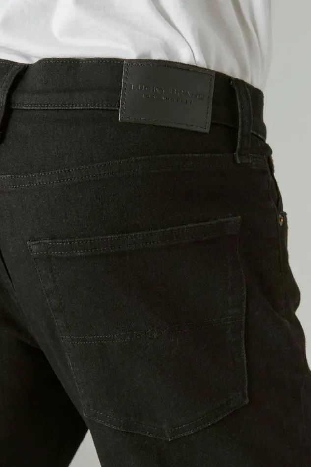 Men Lucky Brand Jeans 223 Straight Advanced Stretch Jean Black Rinse