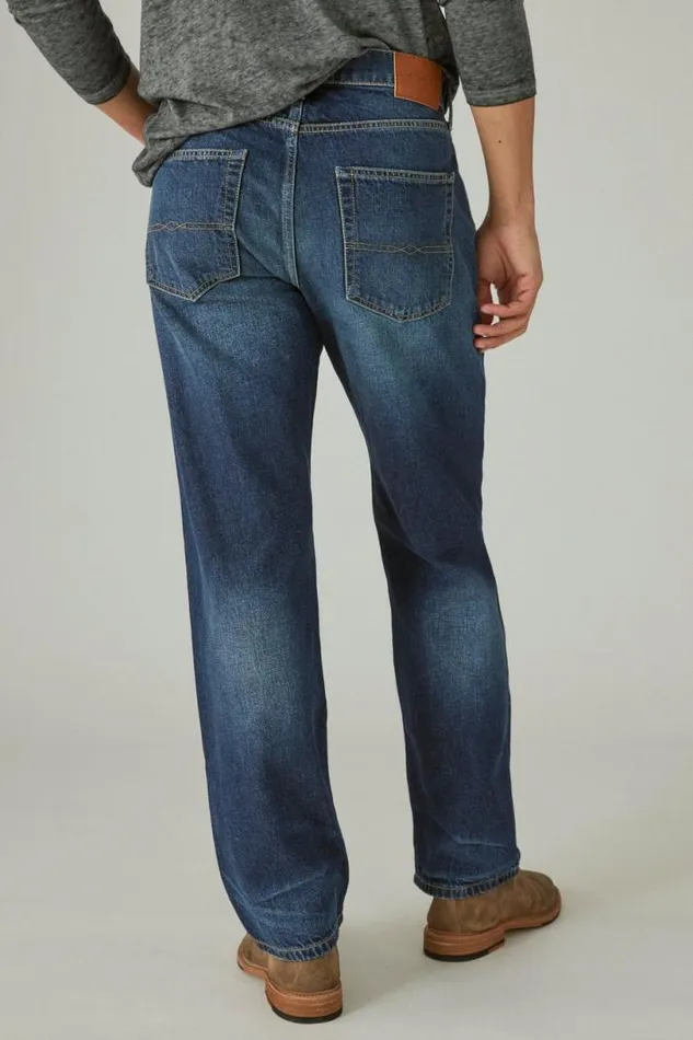 Men Lucky Brand Jeans 281 Baggy Straight Hemp Jean Sheldon