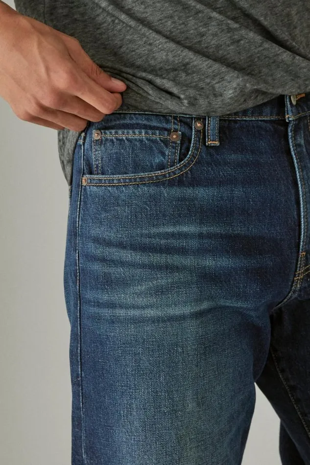 Men Lucky Brand Jeans 281 Baggy Straight Hemp Jean Sheldon