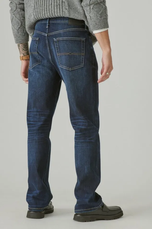 Men Lucky Brand Jeans 363 Straight Premium Coolomax Stretch Jean Jasper