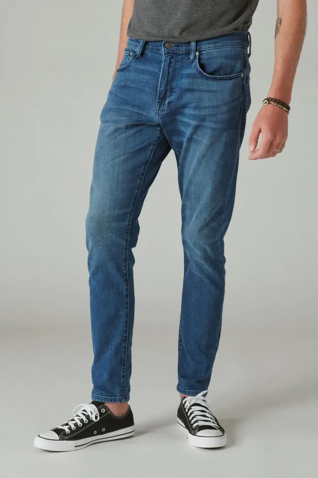 Men Lucky Brand Jeans 411 Athletic Taper Coolmax Stretch Jean Winfield