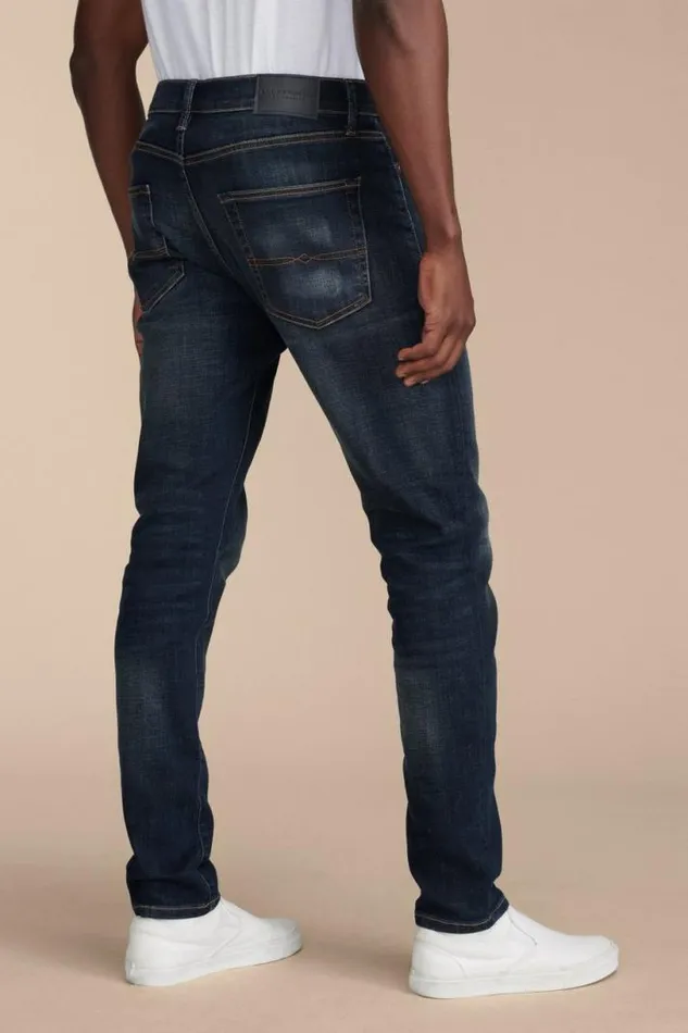 Men Lucky Brand Jeans 412 Athletic Slim Coolmax Jean Leon Park