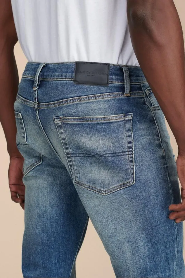 Men Lucky Brand Jeans Easy Rider Boot Jean Glimmer