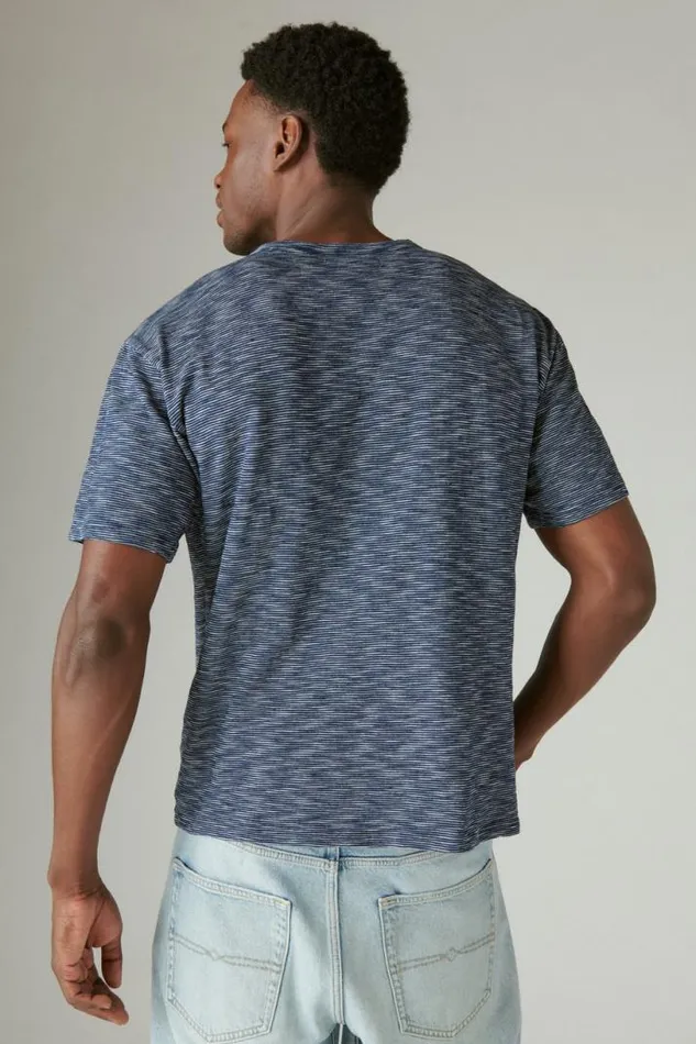 Men Lucky Brand Shirts and Tops Indigo Pocket Tee 419 Indigo