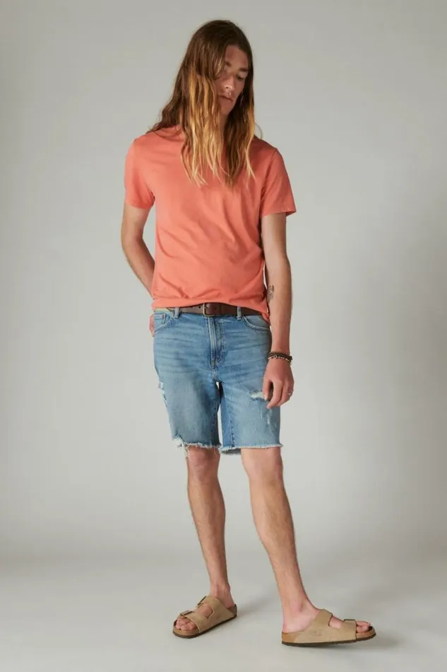 Men Lucky Brand Shorts Vintage Loose Short Zuben