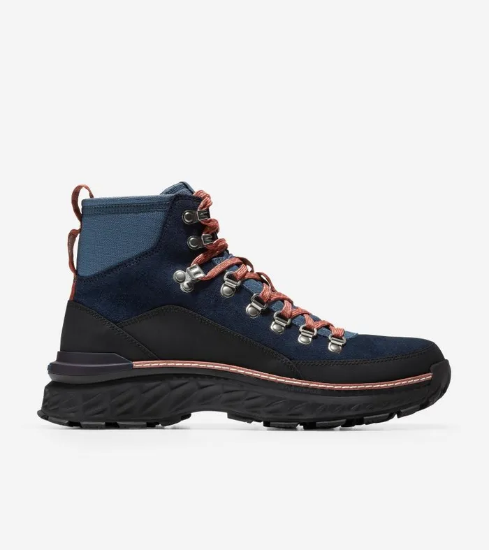 Men Men039s 5ZERGRAND Explore Hiker Boot Blue Cole Haan Boots