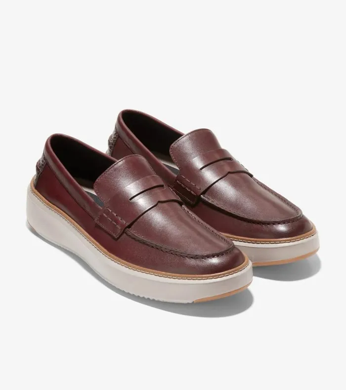 Men Men039s GrandPr Topspin Penny Loafer Brown Cole Haan Loafers and Drivers