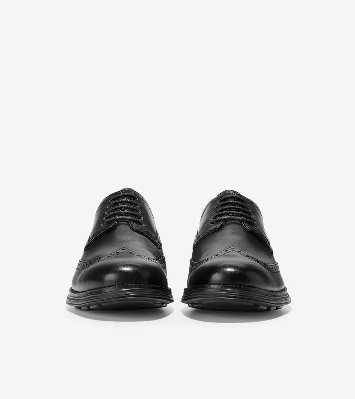Men Men039s riginalGrand Wingtip Oxford Black Cole Haan Dress Shoes